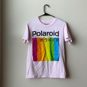 Cotton Pink Polaroid Tee